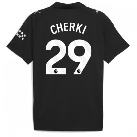 Koszulka Manchester City Cherki 29 Wyjazdowe 2025-26 Koszulki Piłkarskie Krótki Rękaw